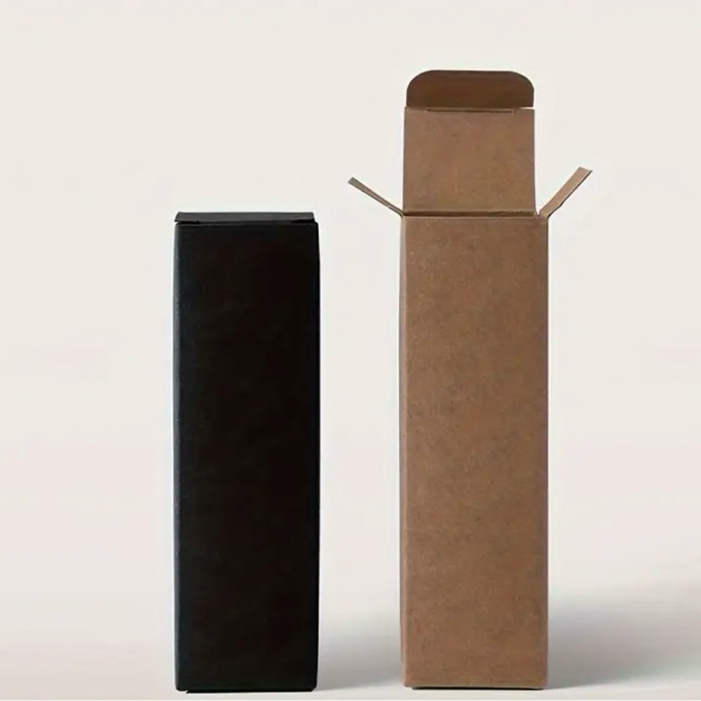 1.8x1.8x3.93cm Black Rectangular Boxes (30 pieces)